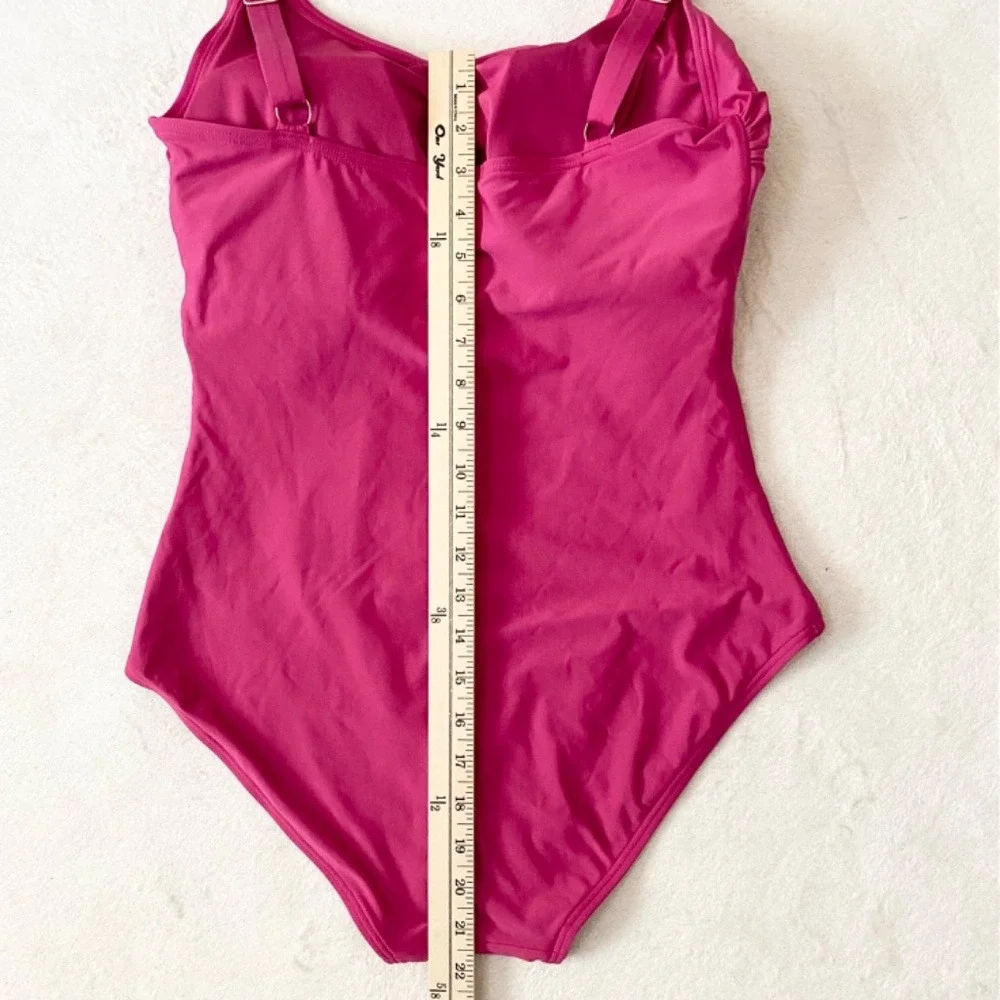 Calvin Klein‎ Starburst One-Piece Swimsuit Pink